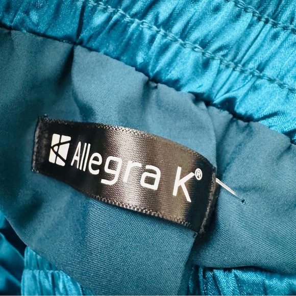 Source Unknown Blue Midi Pleated A-Line Skirt - Picture 5 of 5